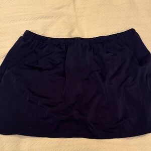 18W Beach Native Basic Navy Swim Skirt / Skirted Bottom